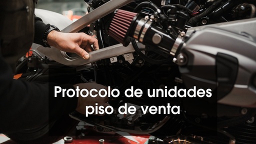 Protocolo de unidades piso de venta